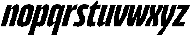 Bratva Medium Slant otf (500) Font LOWERCASE