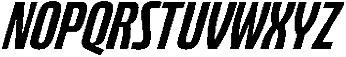 Bratva Normal Slant otf (400) Font UPPERCASE