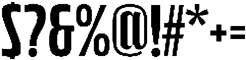 Bratva Normal otf (400) Font OTHER CHARS