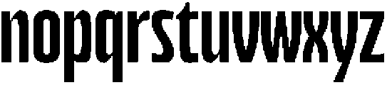 Bratva Normal otf (400) Font LOWERCASE
