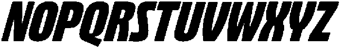 Bratva SemiBold Slant otf (600) Font UPPERCASE