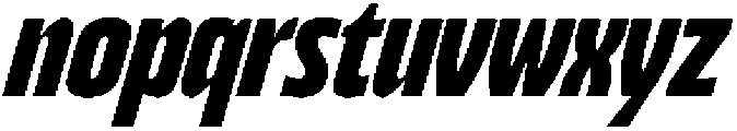 Bratva SemiBold Slant otf (600) Font LOWERCASE