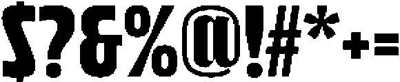 Bratva SemiBold otf (600) Font OTHER CHARS