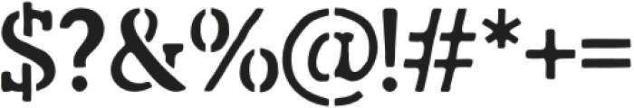 Braunstein otf (400) Font OTHER CHARS