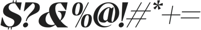 Brave Hunter Italic otf (400) Font OTHER CHARS