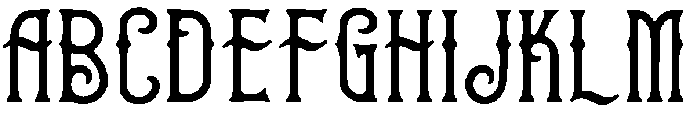 Braveheart otf (400) Font UPPERCASE
