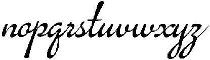 Bravelyn Script Expanded Slanted otf (400) Font LOWERCASE