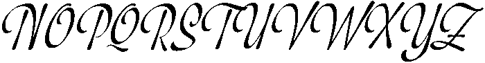 Bravelyn Script SemiExpanded Slanted otf (400) Font UPPERCASE