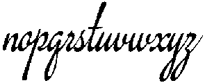 Bravelyn Script SemiExpanded Slanted otf (400) Font LOWERCASE