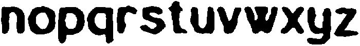 Bravemont Regular otf (400) Font LOWERCASE