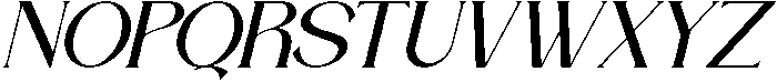 Bravillie Italic otf (400) Font UPPERCASE