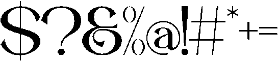 Bravillie otf (400) Font OTHER CHARS