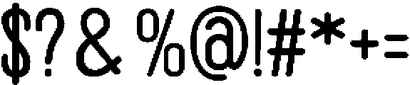 Bravo otf (400) Font OTHER CHARS