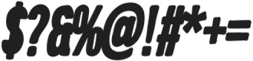 Brawn Italic Bold otf (700) Font OTHER CHARS