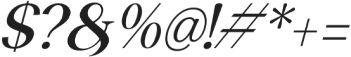 Braxter-Italic otf (400) Font OTHER CHARS