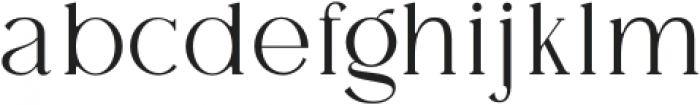 Breadley Serif Light otf (300) Font LOWERCASE