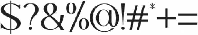 Breadley Serif Regular otf (400) Font OTHER CHARS