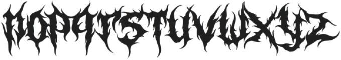 Break Gothic Regular otf (400) Font LOWERCASE