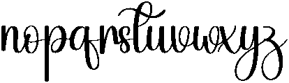 Break Regular otf (400) Font LOWERCASE