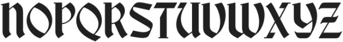 Break Roman Regular otf (400) Font UPPERCASE