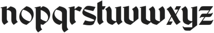Break Roman Regular otf (400) Font LOWERCASE
