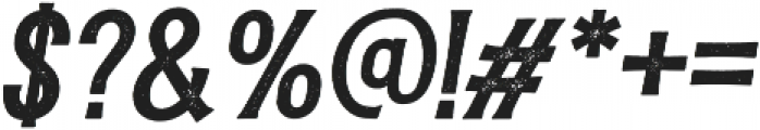 Breakdance Serif Stamp Oblique otf (400) Font OTHER CHARS