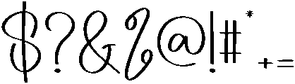 Breakfast Regular otf (400) Font OTHER CHARS
