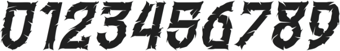 Breakfury Italic otf (400) Font OTHER CHARS