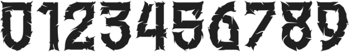 Breakfury otf (400) Font OTHER CHARS