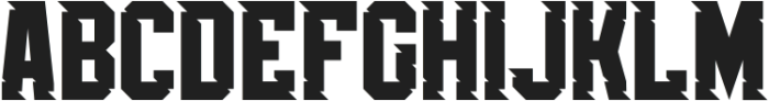 Breakneck-Regular otf (400) Font UPPERCASE