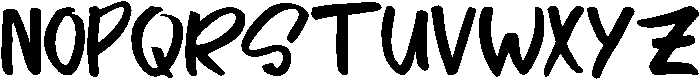 Breakout otf (400) Font LOWERCASE