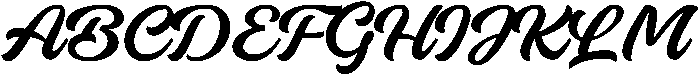 Breakout otf (400) Font UPPERCASE