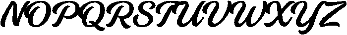 Breakout otf (400) Font UPPERCASE