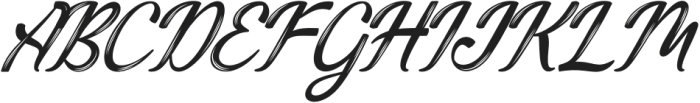 Breakto Italic otf (400) Font UPPERCASE