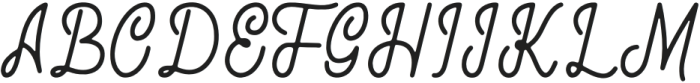 Breaktor Script otf (400) Font UPPERCASE