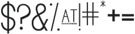 Breakwater otf (400) Font OTHER CHARS