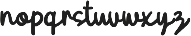 Breaky Sweety otf (400) Font LOWERCASE