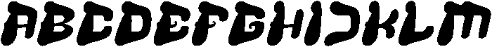 Breath Italic otf (400) Font UPPERCASE