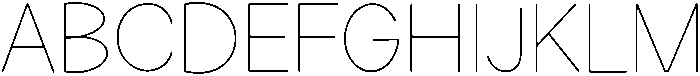 Breath Regular otf (400) Font UPPERCASE