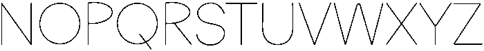 Breath Regular otf (400) Font UPPERCASE
