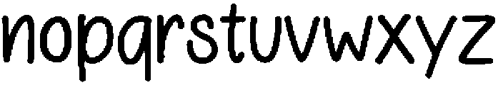 Breath fonts Regular otf (400) Font LOWERCASE