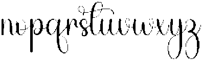 Breathine Regular otf (100) Font LOWERCASE