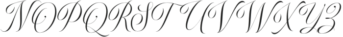 BreciaLovely-Regular otf (400) Font UPPERCASE