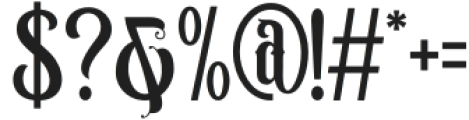 Bredston-Regular otf (400) Font OTHER CHARS