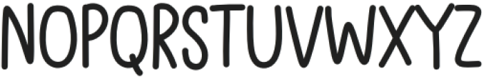 Breezy Notes Regular otf (400) Font UPPERCASE