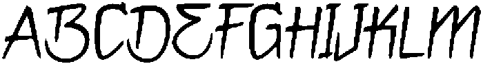 Breflion Regular otf (400) Font UPPERCASE