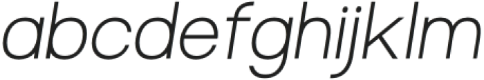 Bremenoff Light Italic otf (300) Font LOWERCASE