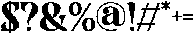 Bremina otf (400) Font OTHER CHARS