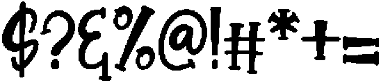 Brenden Bouncy otf (400) Font OTHER CHARS