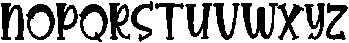 Brenden Bouncy otf (400) Font UPPERCASE